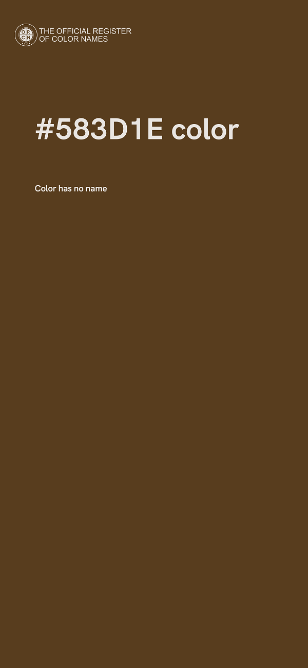 #583D1E color image