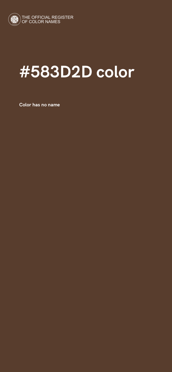 #583D2D color image