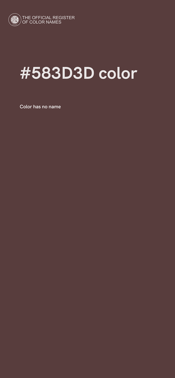 #583D3D color image