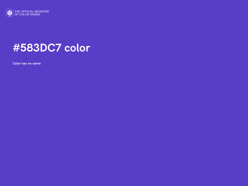 #583DC7 color image