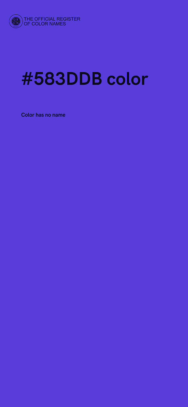 #583DDB color image