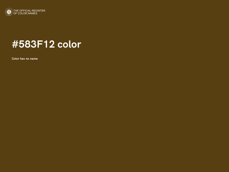 #583F12 color image