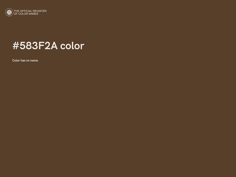 #583F2A color image