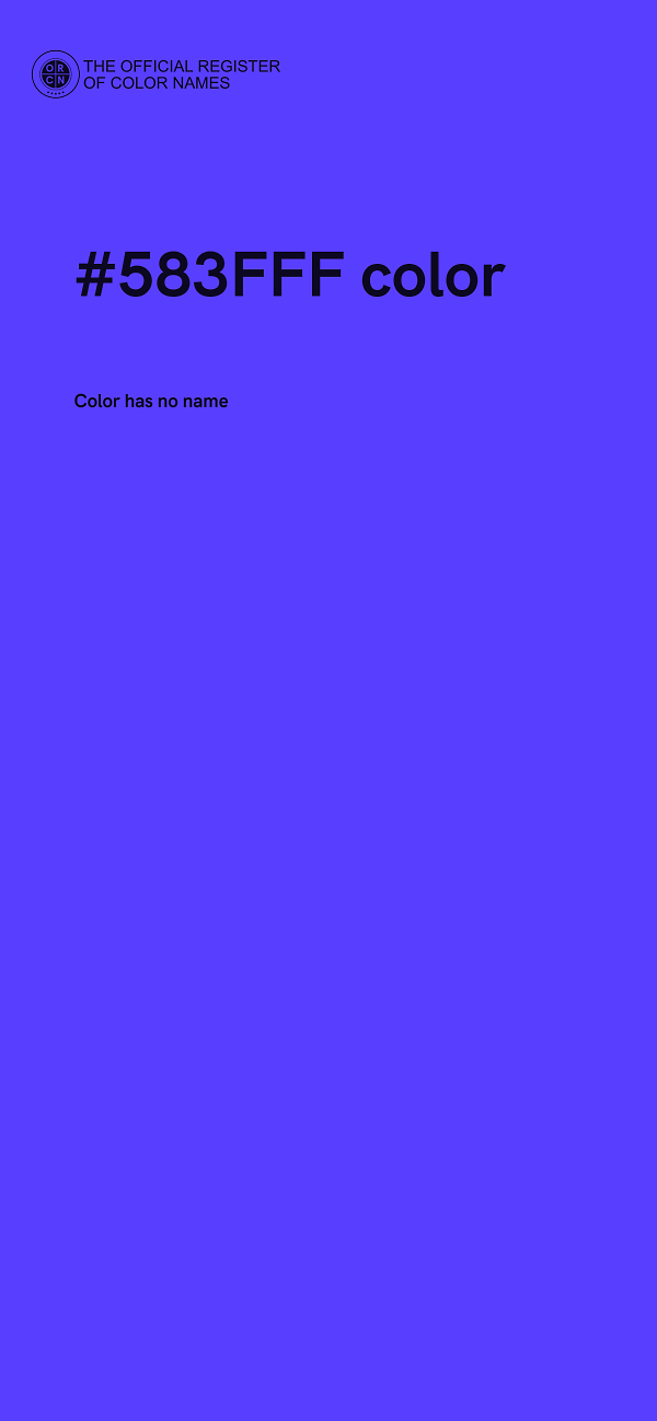 #583FFF color image