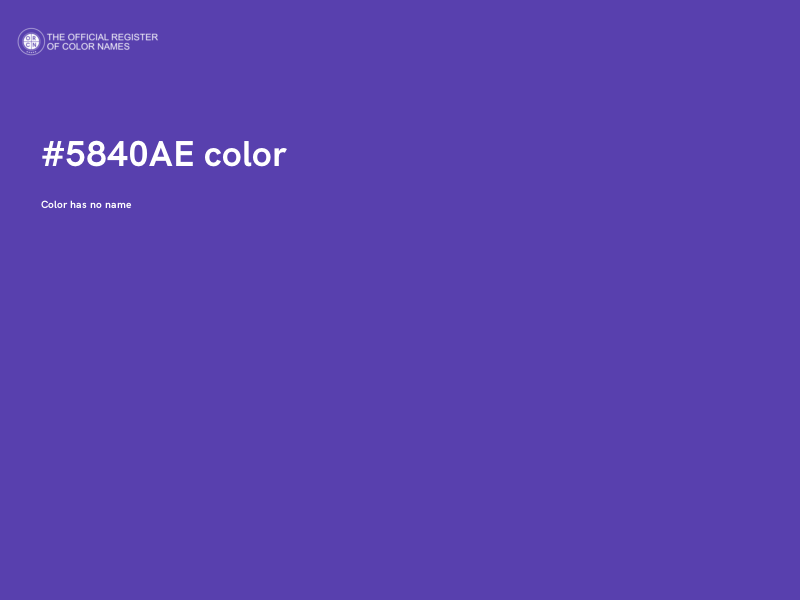 #5840AE color image
