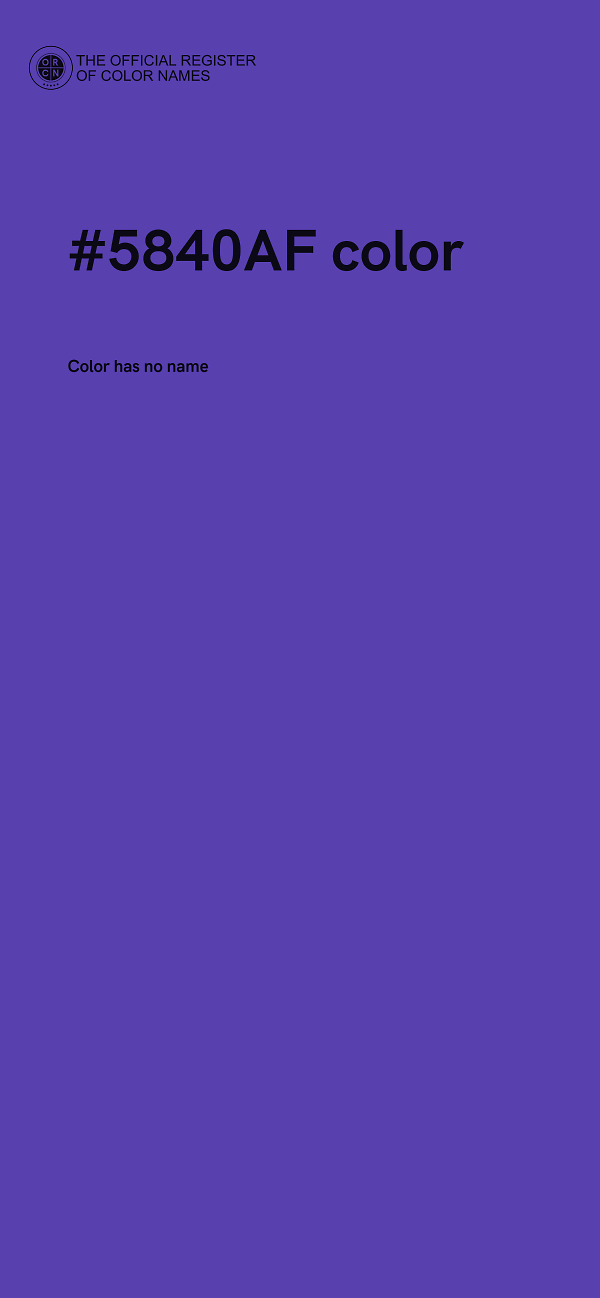 #5840AF color image