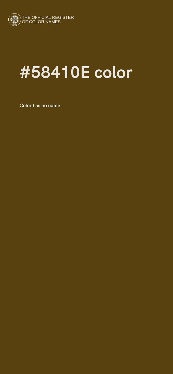 #58410E color image