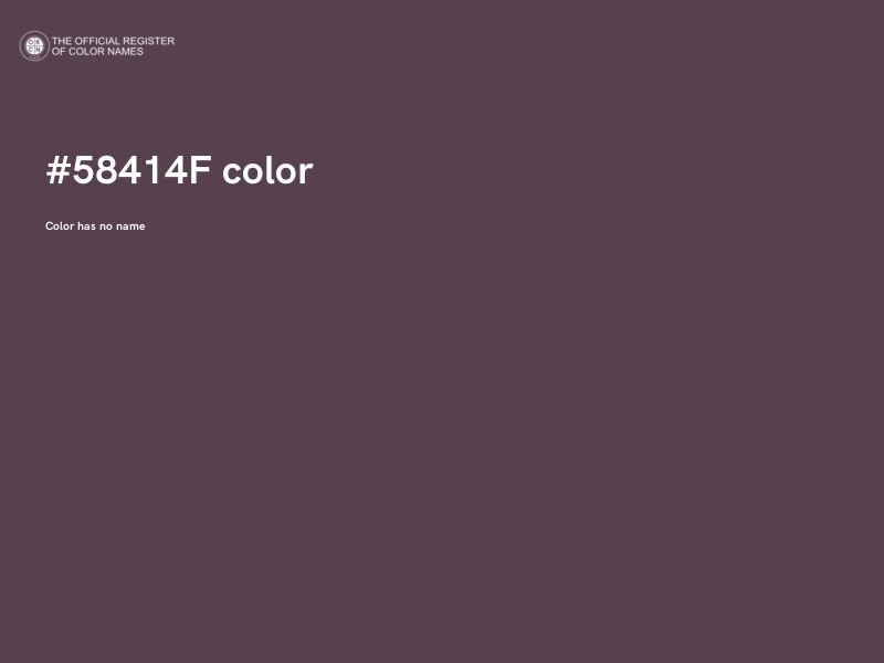 #58414F color image