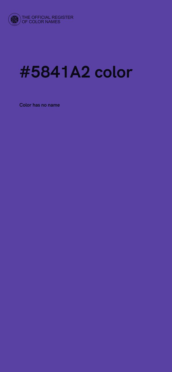 #5841A2 color image