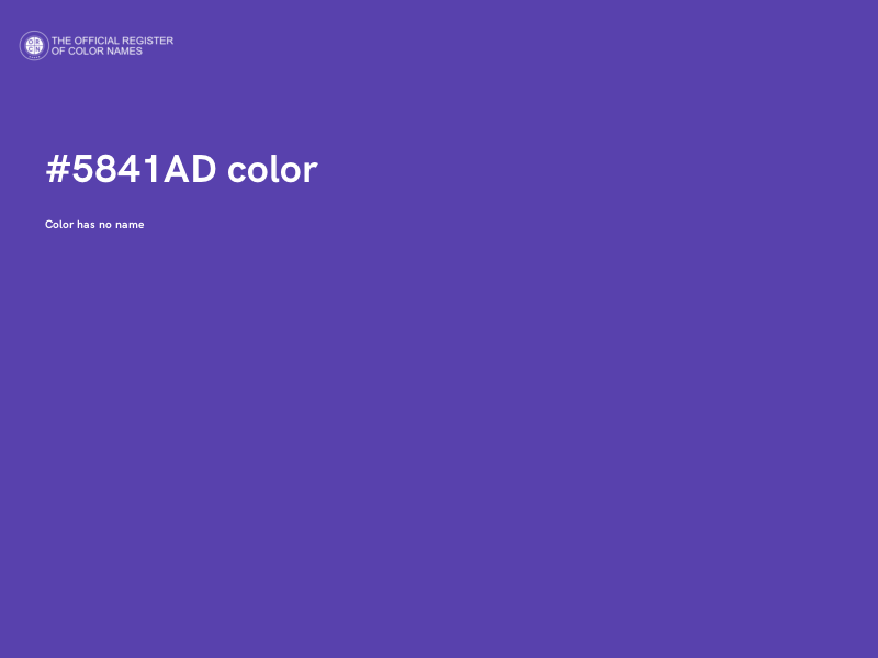 #5841AD color image
