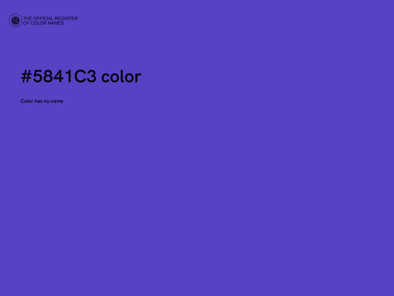 #5841C3 color image