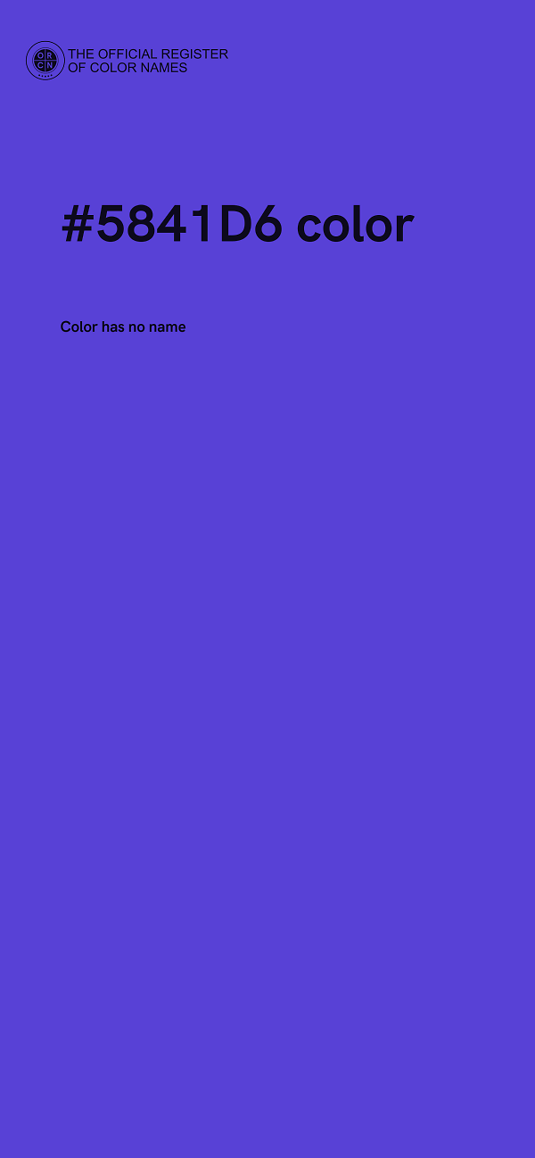 #5841D6 color image