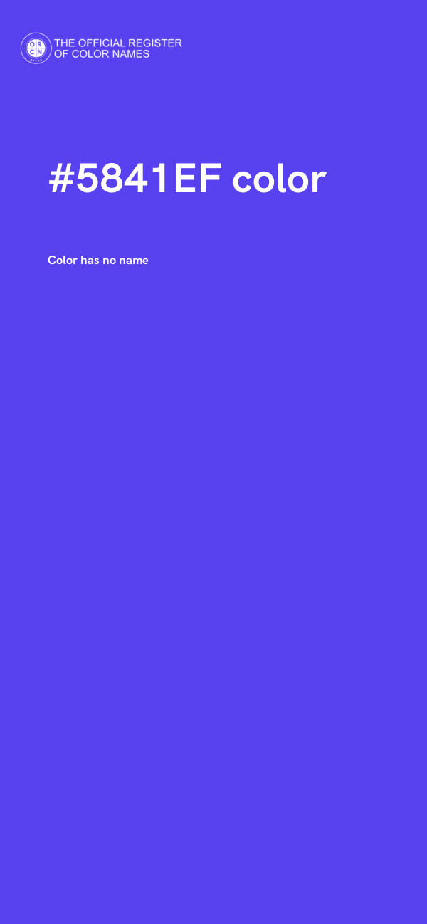 #5841EF color image