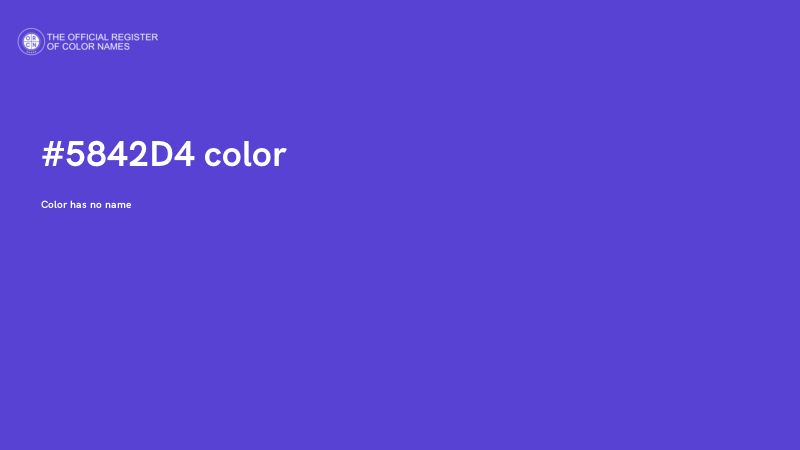 #5842D4 color image