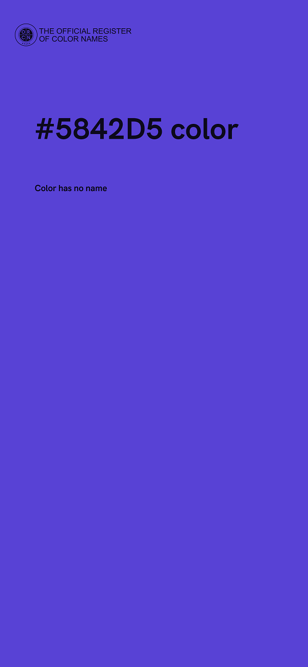 #5842D5 color image