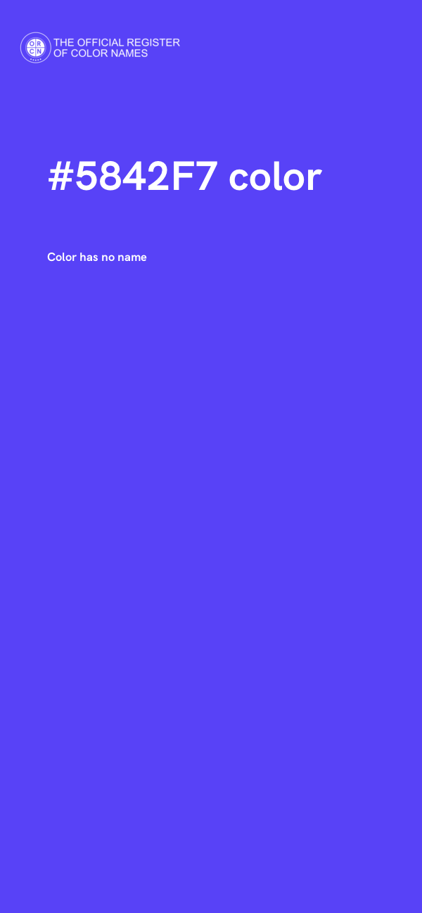 #5842F7 color image
