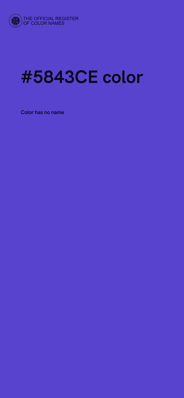 #5843CE color image