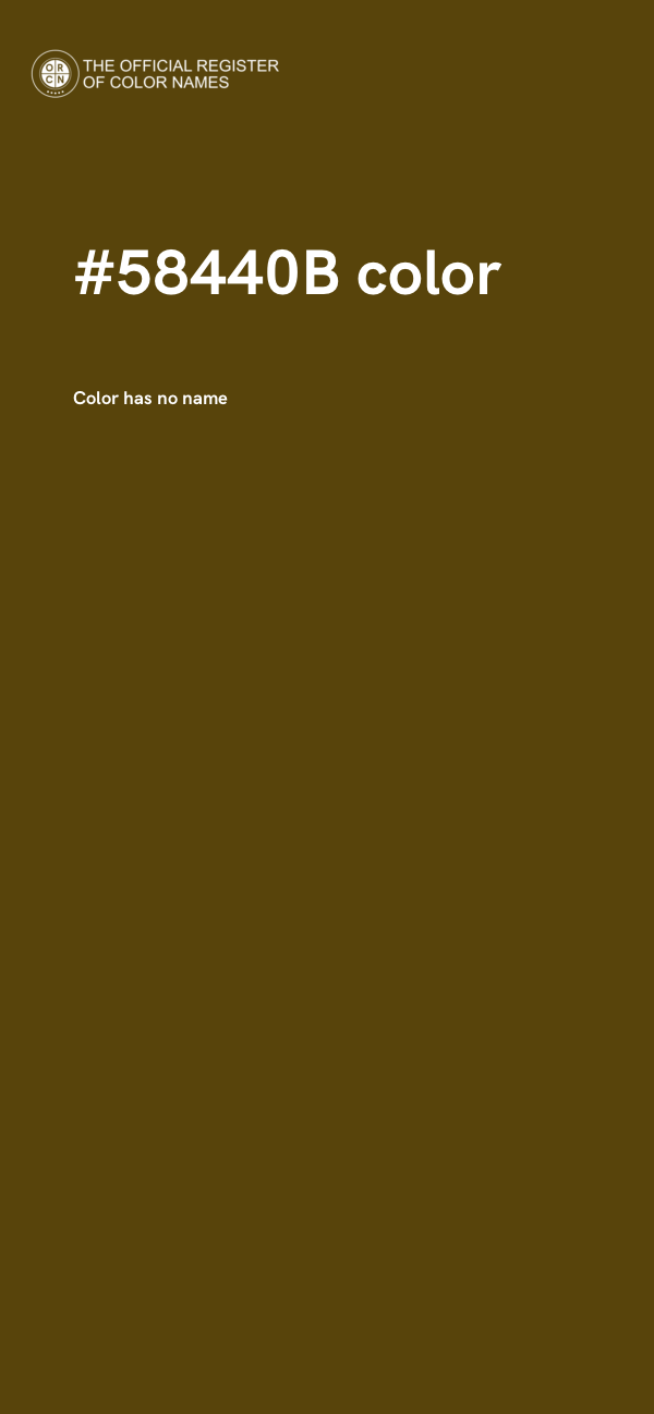 #58440B color image