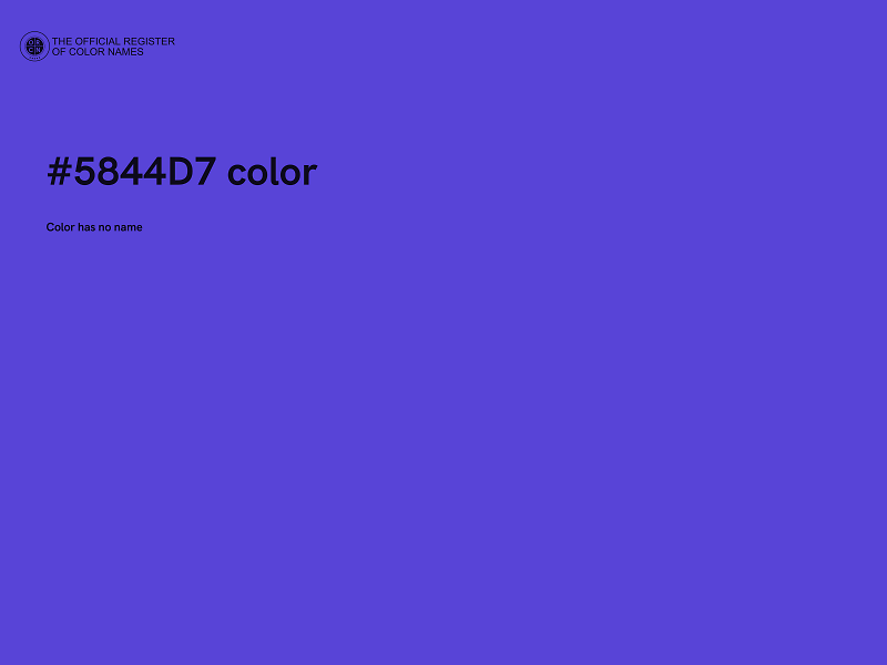 #5844D7 color image