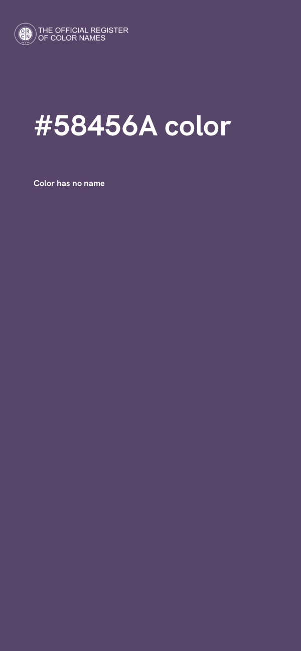 #58456A color image