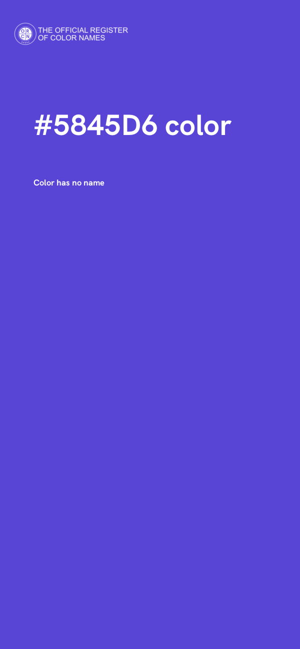 #5845D6 color image