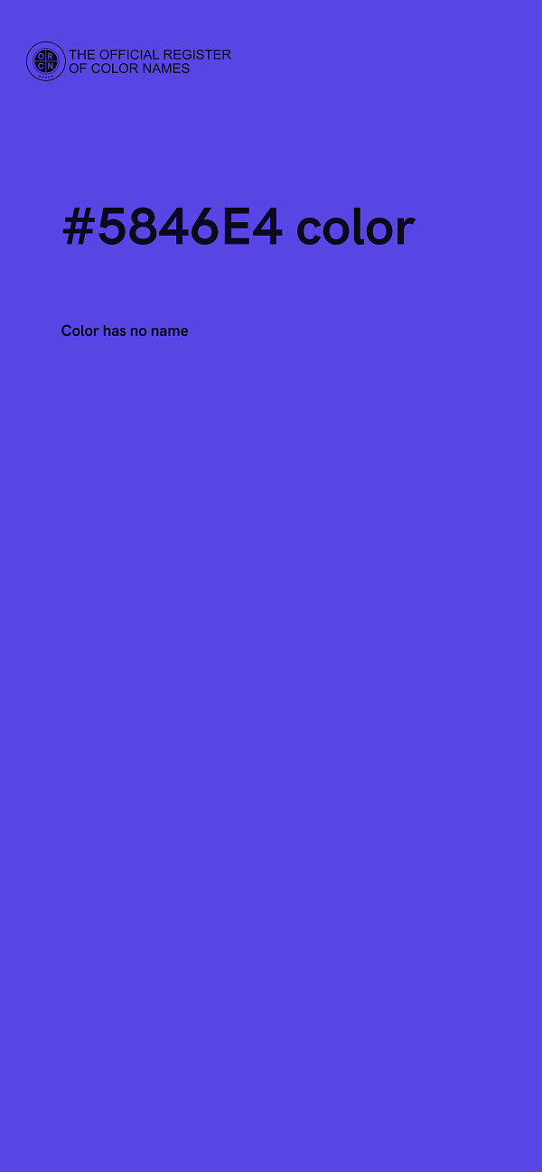 #5846E4 color image
