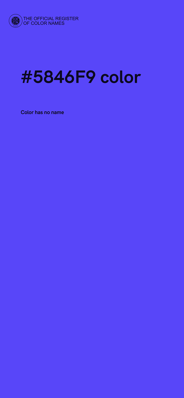 #5846F9 color image