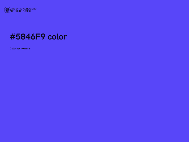 #5846F9 color image