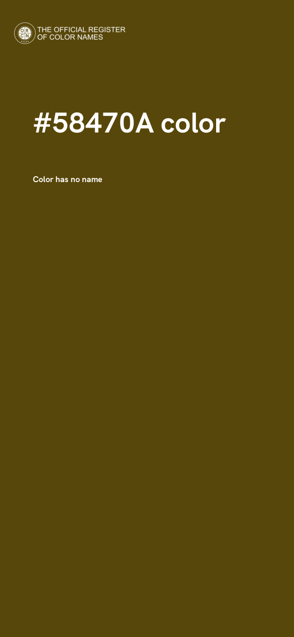 #58470A color image