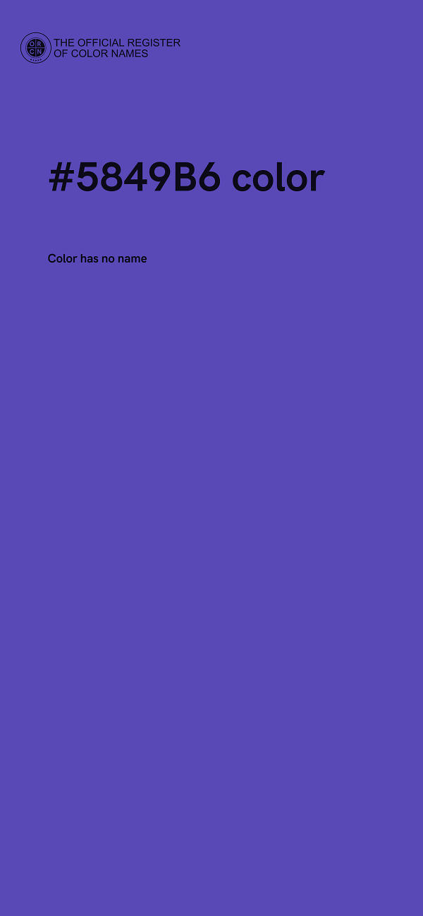 #5849B6 color image