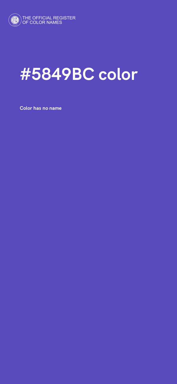 #5849BC color image