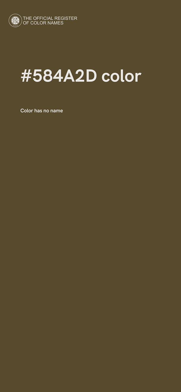 #584A2D color image