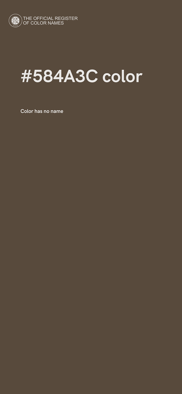 #584A3C color image