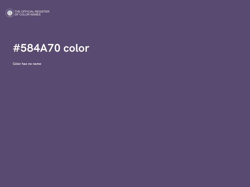 #584A70 color image