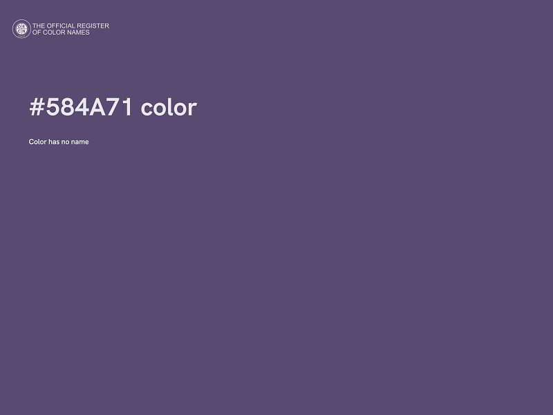 #584A71 color image