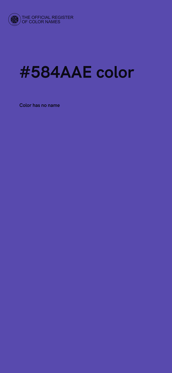 #584AAE color image