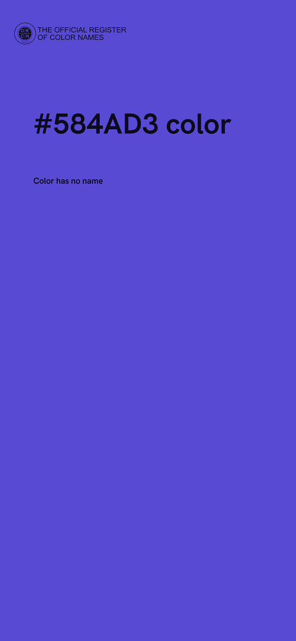 #584AD3 color image