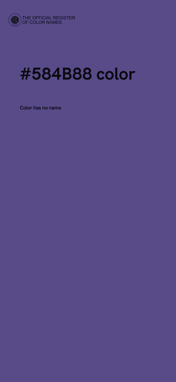 #584B88 color image