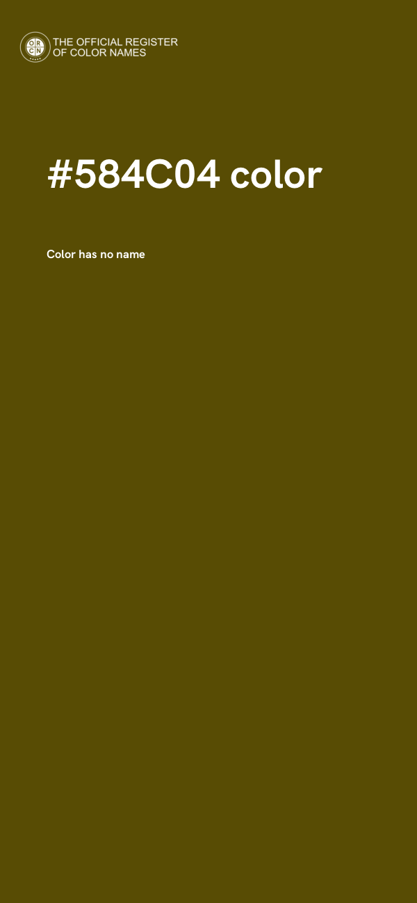 #584C04 color image