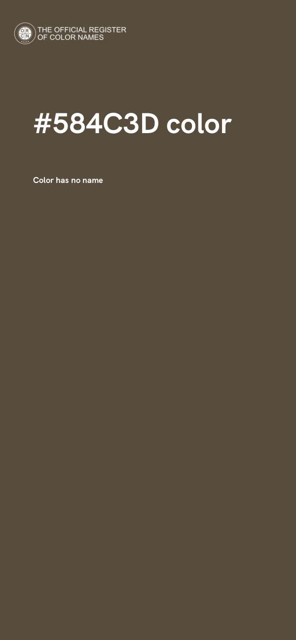#584C3D color image