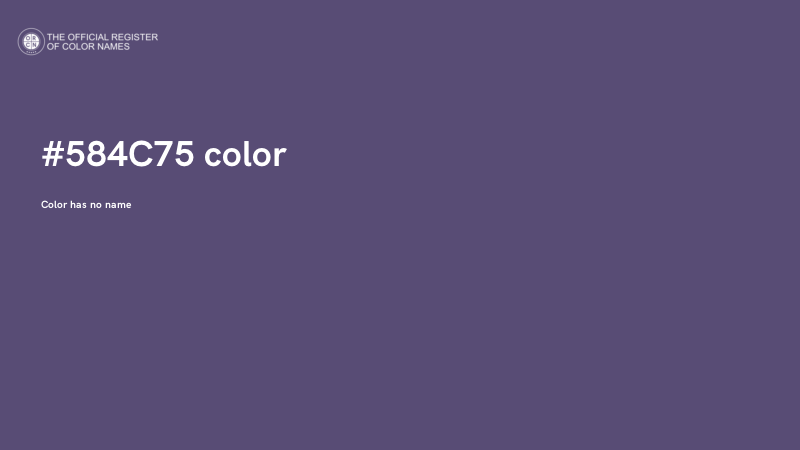 #584C75 color image