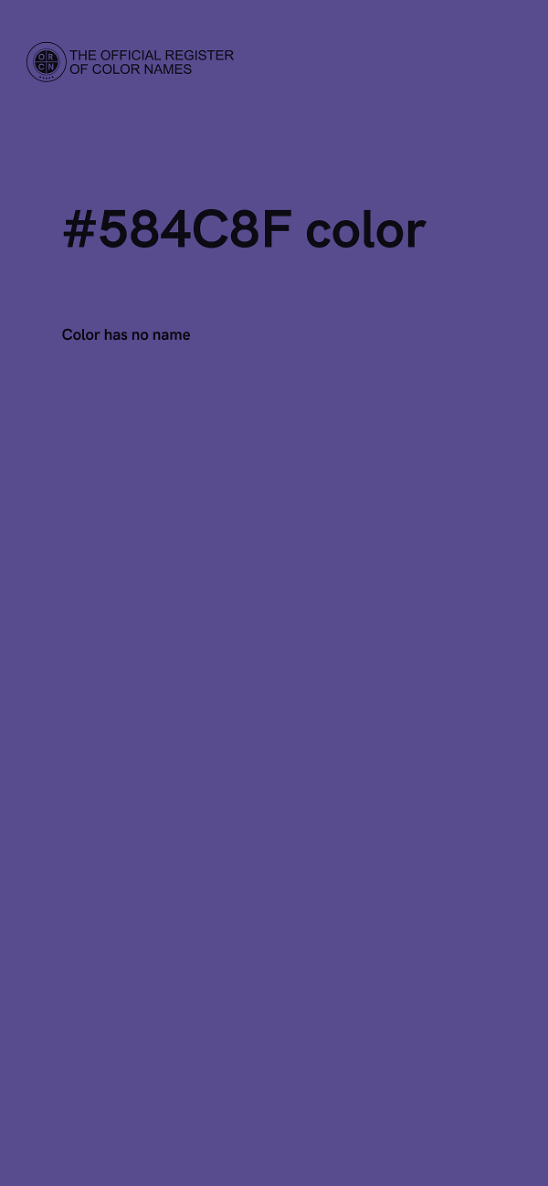 #584C8F color image