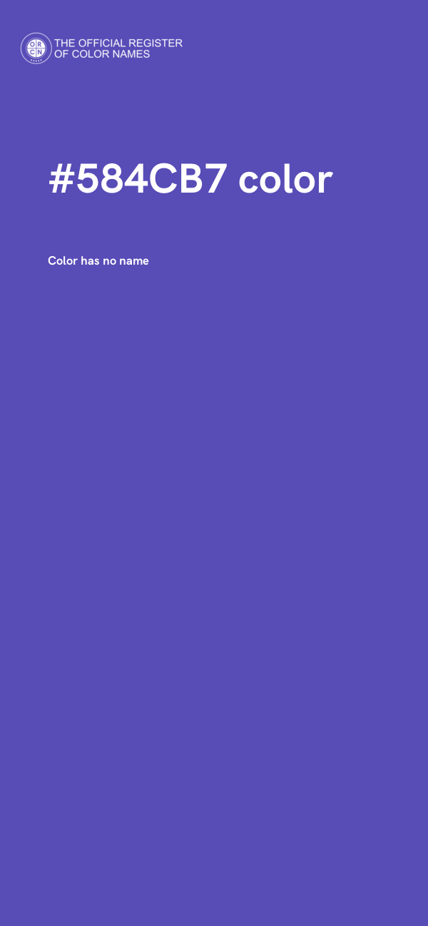 #584CB7 color image