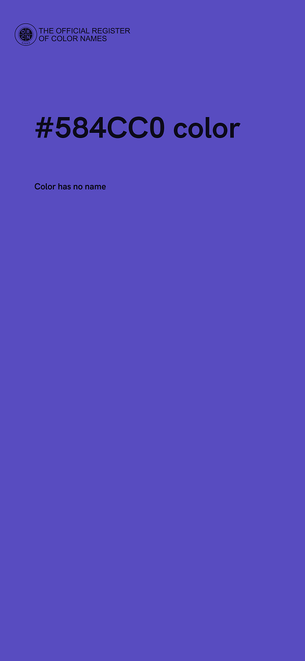 #584CC0 color image