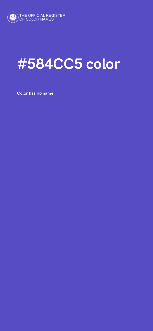 #584CC5 color image