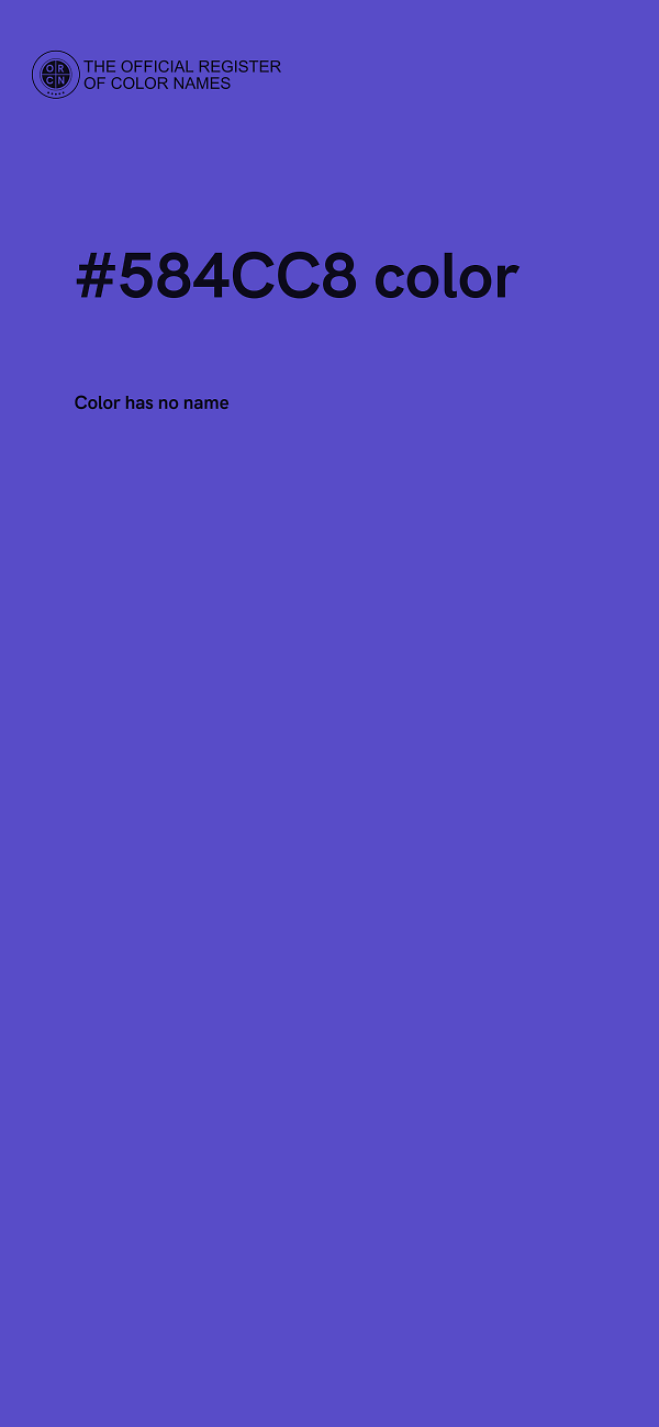 #584CC8 color image