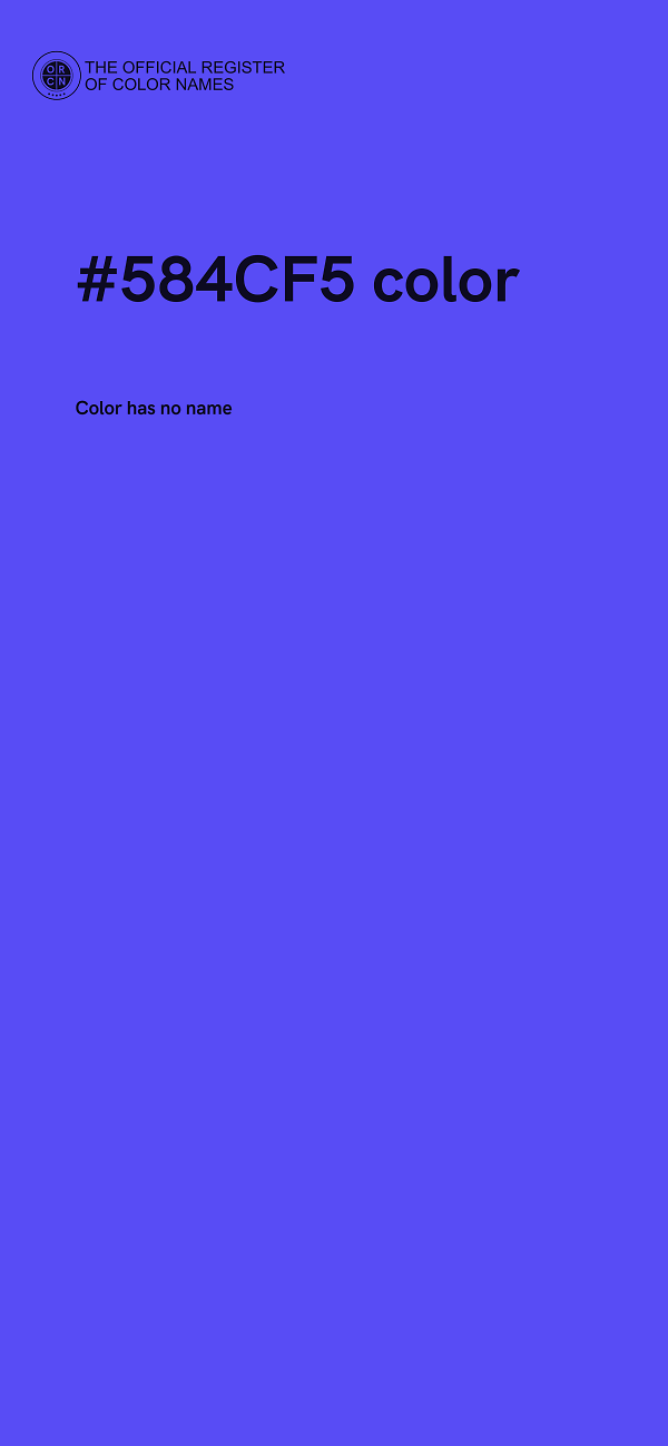 #584CF5 color image