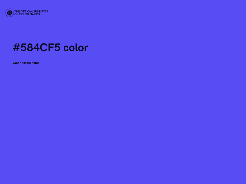 #584CF5 color image