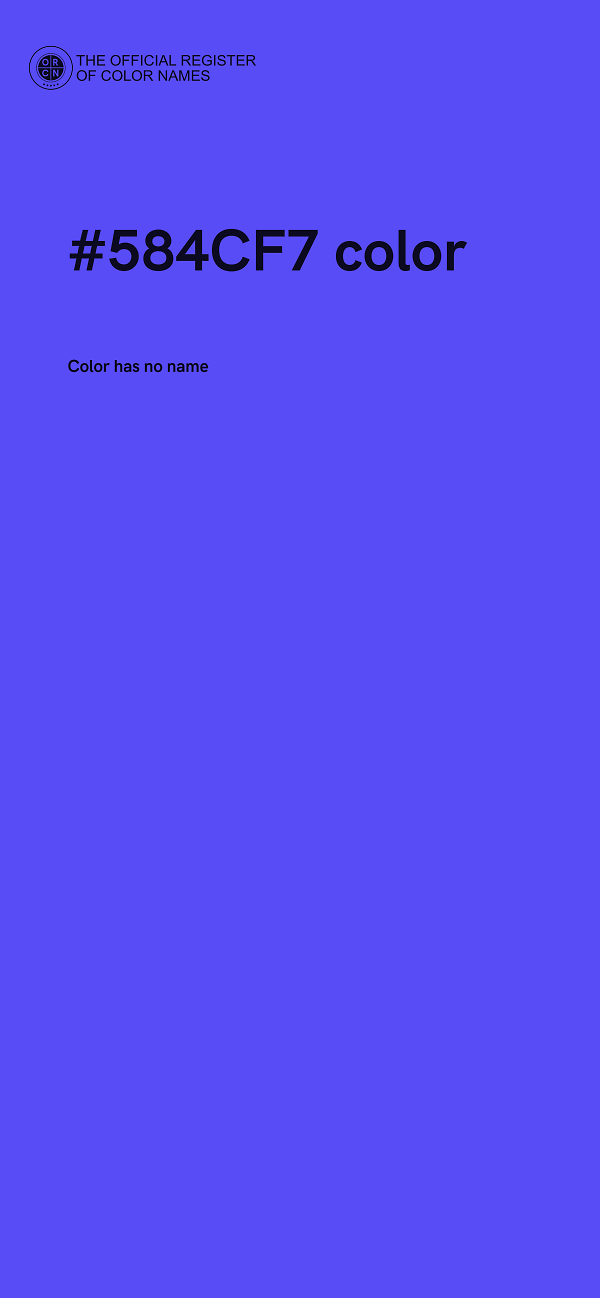 #584CF7 color image