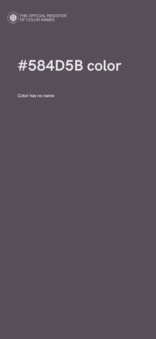 #584D5B color image
